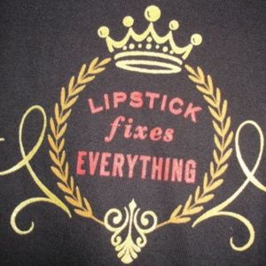 Lipstick Fixes Everything Relevant Brand T-Shirt